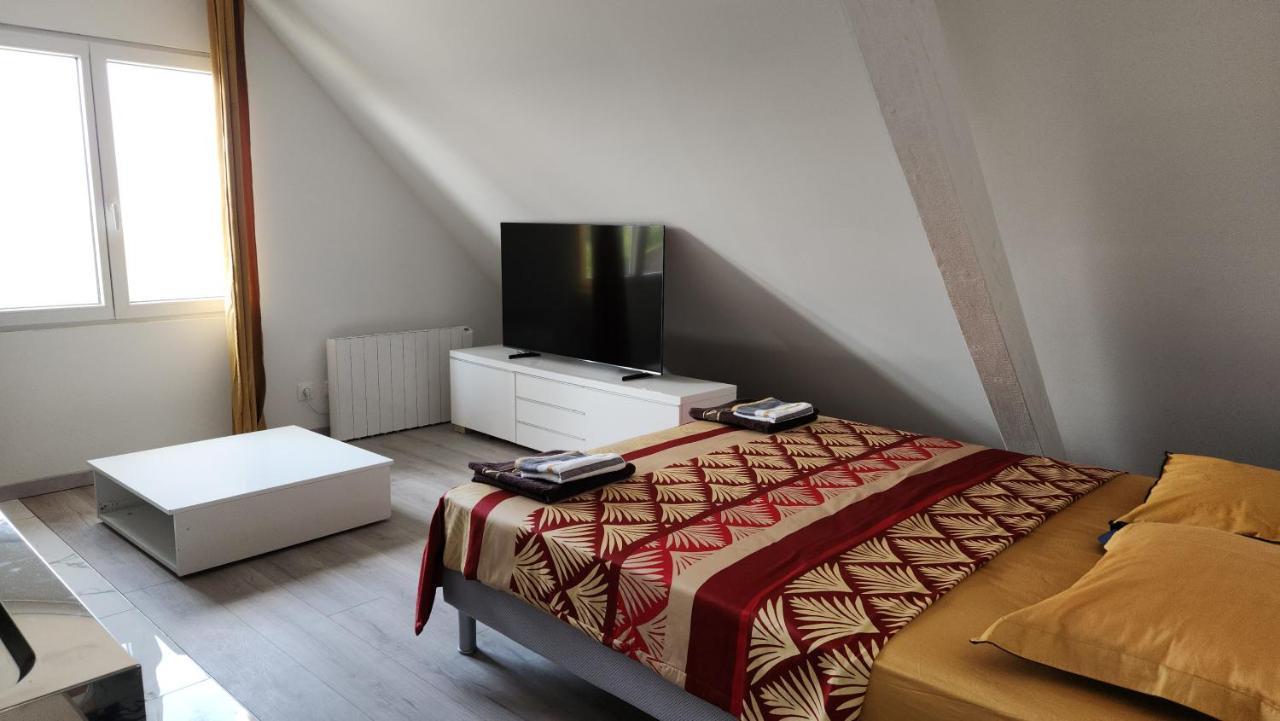 Appartement Vue Panoramique Sur La Plaine D'Alsace Andolsheim Exterior foto